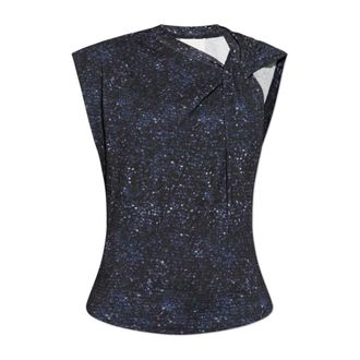 Isabel Marant Isabel Marant, Sleeveless Tops, female, Blue, Size: S Nayda Top