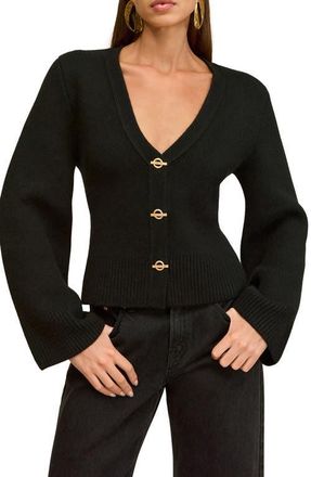Cult Gaia Jos Cardigan in Black at Nordstrom, Size X-Small