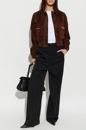 Tom Ford Suede Jacket, Womens, Brown