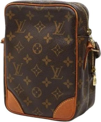 Louis Vuitton Pre-owned Monogram Schoudertas - Dames - Vintage Schoudertas - Bruin - ONE Size - Leer - Vintage
