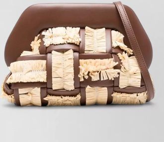 Themoir&egrave; bios medium clutch bag fringe strap