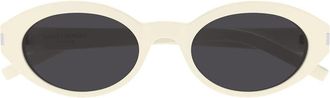 Saint Laurent Sunglasses Sl 567 005 Ivory/Grey Unisex