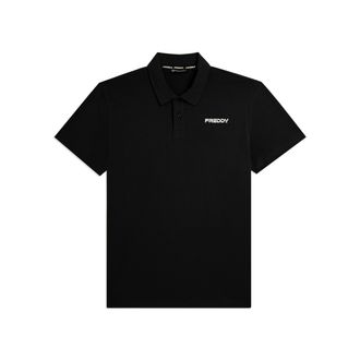 Freddy Polo in heavy jersey stretch con logo