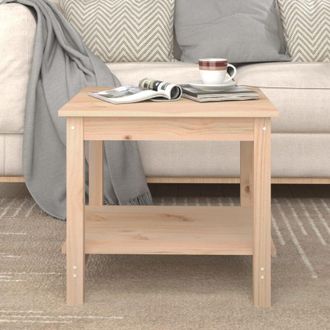 vidaXL Coffee Table 50x50x45 cm Solid Wood Pine Vidaxl