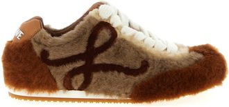Loewe Brown Logo Sneakers