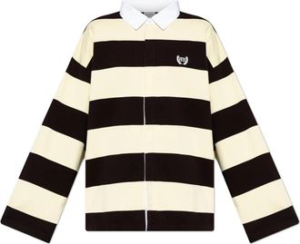 Balenciaga Polo Shirt - Heren - Casual Overhemden - Bruin - M - Katoen - Overhemden