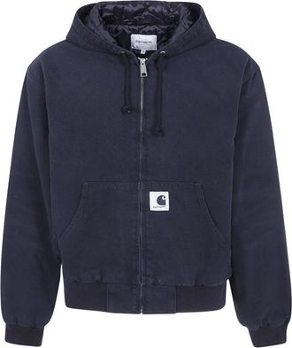 Carhartt Work in Progress W OG Active Jacket - Dames - Hoodies - Blauw - L - Katoen - Hoodies & sweatvesten