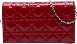 Dior Pre-owned Vintage Crossbody Bag - Dames - Vintage Schoudertas - Rood - ONE Size - Leer - Vintage