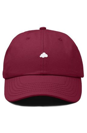 Dalix Lil Cloud Dad Cap in Maroon at Nordstrom