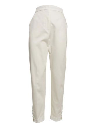 Max Mara Pantaloni a vita alta 2024 - Bianco
