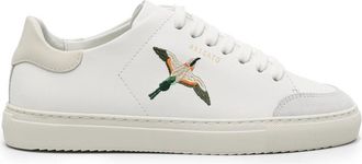 Axel Arigato White Embroidered Sneakers