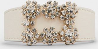 Roger Vivier Efflorescence Bracelet in leather