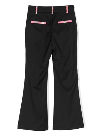 Emilio Pucci Virgin Wool Trousers - Black