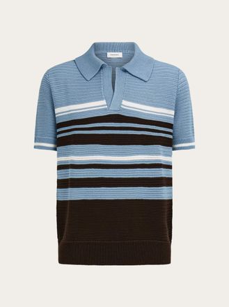 Ferragamo Uomo Polo in maglia Blu