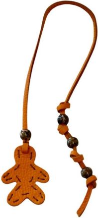 Henry Beguelin Womens Little Men Bag Charms In Orange