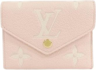 Louis Vuitton Pre-owned Wallets, female, Pink, Size: ONE SIZE Pre-owned Leather wallets