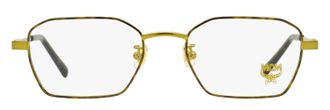MCM MCM2130A Slender Geometric Metal Eyeglasses - Gold