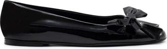 Gia Borghini Zwarte Patent Ballerina Schoenen - Dames - Ballerinas - Zwart - 39 EU - Leer - Schoenen