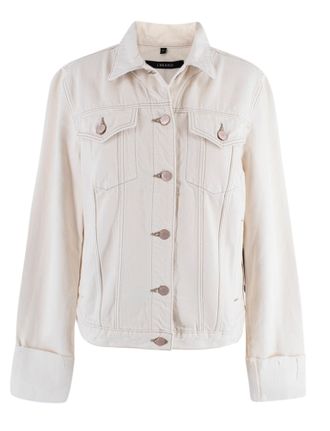 J Brand Macadamia Slim Denim Jacket Size M