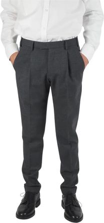 Pantaloni Torino Grijze Heren Master Broek - Heren - Nette broeken - Grijs - 2XL - Wol - Broeken