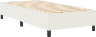 vidaXL Cama Tipo Box Spring Crema 100 X 200 Cm Telas De Pana Vidaxl