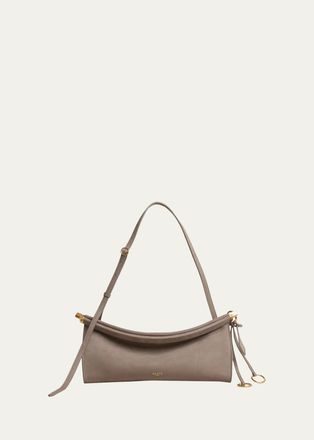 Alaia Le Click Medium Shoulder Bag in Suede