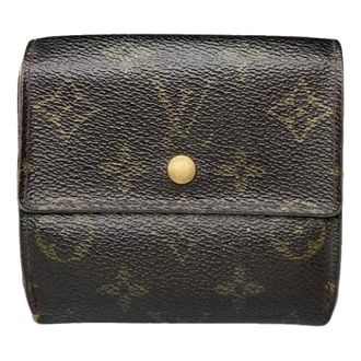 Louis Vuitton Pre-owned Wallets, female, Brown, Size: ONE SIZE Pre-owned Leather Wallet