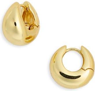 Argento Vivo Tapered Hoop Earrings in Gold at Nordstrom Rack