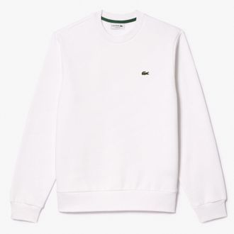 Lacoste Mens Crew Neck Sweatshirt White Cotton - Size X-Large