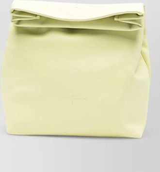 Cortana leather clutch bag