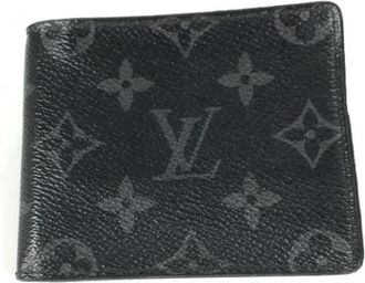 Louis Vuitton Pre-owned Wallets, male, Black, Size: ONE SIZE Pre-owned Monogram Eclipse Money Clip