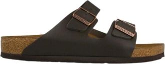 Birkenstock Arizona Natural Leather Sandalen - Dames - Sandalen - Bruin - 40 EU - Leer - Schoenen