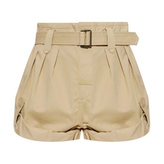 Kenzo Shorts in Cotone con Cintura - - Shorts - Donna - Beige - S