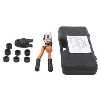 OEM Herramienta De Prensado De Tubos, Alta Fuerza De Engaste, Varios Tama&ntilde;os De Matriz, Naranja