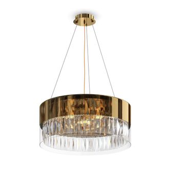 Maytoni L&aacute;mpara de techo 6 luces moderno dorado de acero inoxidable &oslash; 50 cm