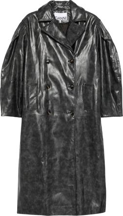 Ganni Cappotto doppiopetto - Nero