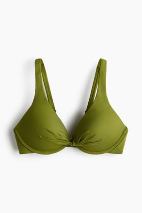 H&M Push-up-Bikinitop - Gr&uuml;n