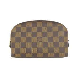 Louis Vuitton Brown Coated Canvas Pochette Pouch (Pre-Owned)