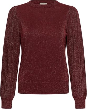 Kaffe KAlizza Pullover - - Knitwear - Donna - Rosso - L