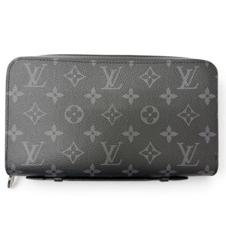 Louis Vuitton Black Monogram Eclipse Long Wallet (Bi-Fold) (Pre-Owned)