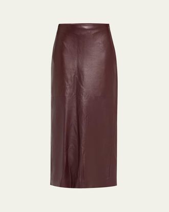 スカート BRUNELLO CUCINELLI Texture Dazzling Skirt Brown Brunello Cucinelli Texture Dazzling Skirt from $2,132.00