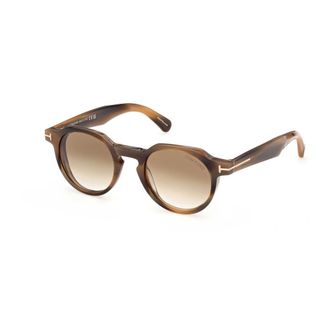 Tom Ford 55F Sunglasses - male - Tom Ford - Sunglasses - Brown - 49 MM - Accessories