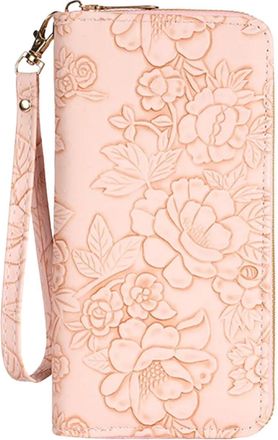 Generic wallet female long Korean fashion hand-held coin purse zipper multifunctional ladies mobile phone bag