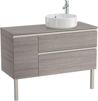 Roca Roca - Mueble Base De 2 Cajones Para Lavabo De Sobre Encimera The Gap