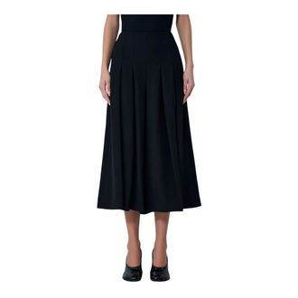 Yohji Yamamoto Flare Pants - Dames - Midirokken - Zwart - M - Rokken