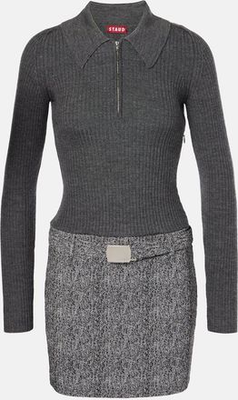 Staud Platt belted minidress