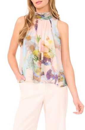 Ted Baker Jalen Floral Top in Morganite at Nordstrom, Size X-Small