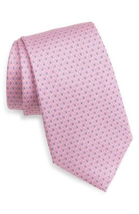 Nordstrom Jacquard Silk Tie in Pink at Nordstrom