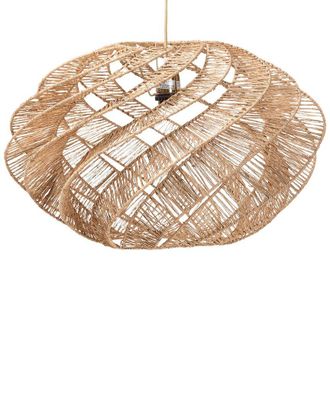 Baxton Studio Enola Handwoven Jute Pendant Lampshade