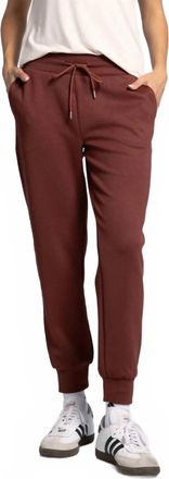 Thread & Supply Cora Solid Jogger In Cherrywood